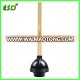 ESD China Suppliers Rubber Toilet Plunger With Wooden Handle