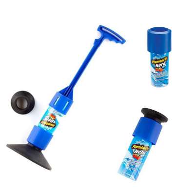 Toilet plunger and toilet brush set for dredging closestool cleaning closestool