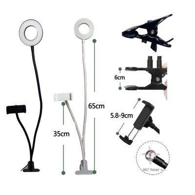 Best Selling Photo Studio Selfie LED Ring Light With Cell Mobile Holder For Youtube Live Stream Makeup