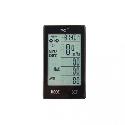 Large Screen Wireless Rainproof Cycling Bike Bicycle Computer Mountain bike code table bicycle speed meter  digital speed meter